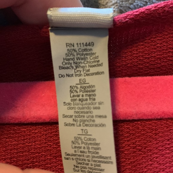 3/4 sleeve slouchy pullover - Picture 7 of 7